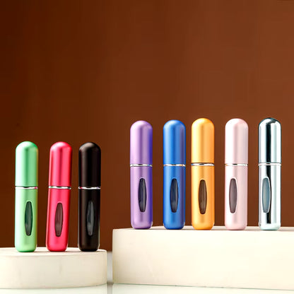 Travel-Friendly 5ml & 8ml Mini Refillable Perfume Bottles with Spray Pump - Perfect for On-the-Go Fragrance