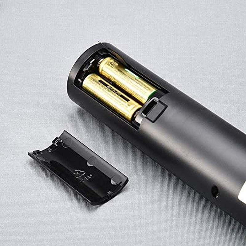 Electric Wine Bottle Opener, Easy to Use, Perfect for Home, Restaurants & Travel, Wine Lovers & Host (Black)
