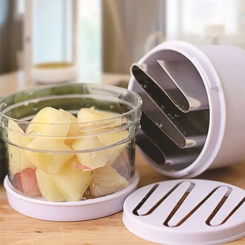 Revolutionize Your Cooking with the Ultimate Multi-Functional Manual Onion and Garlic Chopper - The Durable Kitchen Tool You Can't Live Without!