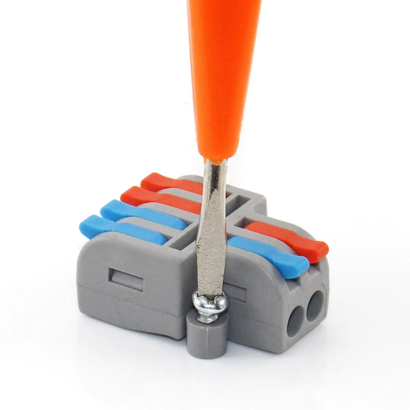 Effortless Wiring with 10/30/50 PCS Mini Fast Wiring Cable Connectors - Universal Compact Splitter for Quick Electrical Connections