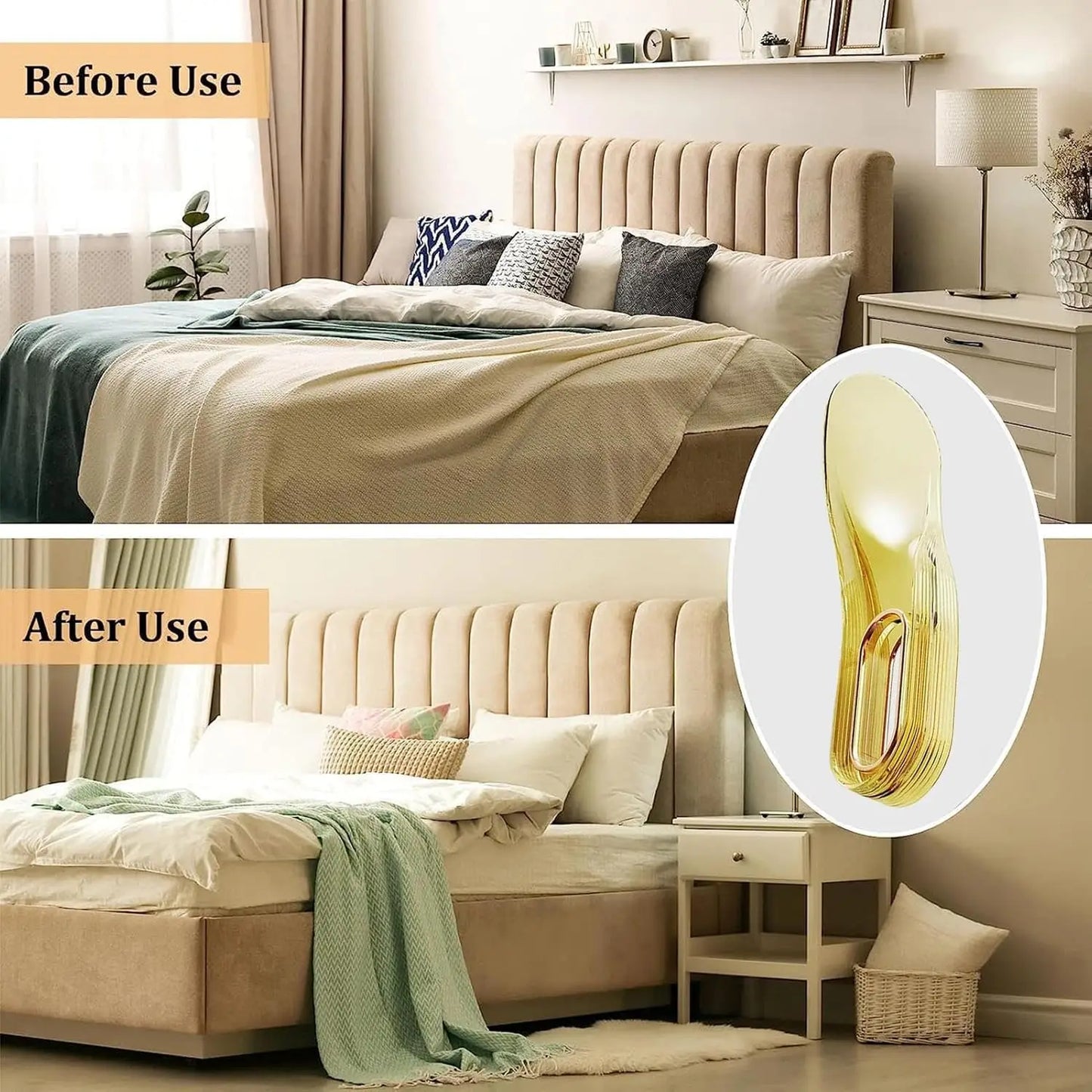 Transform Your Bedtime Routine with the Bed Lifter - Effortless Mattress Riser Tool for Easy Sheet Changes!