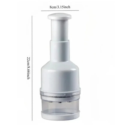 Revolutionize Your Cooking with the Ultimate Multi-Functional Manual Onion and Garlic Chopper - The Durable Kitchen Tool You Can't Live Without!