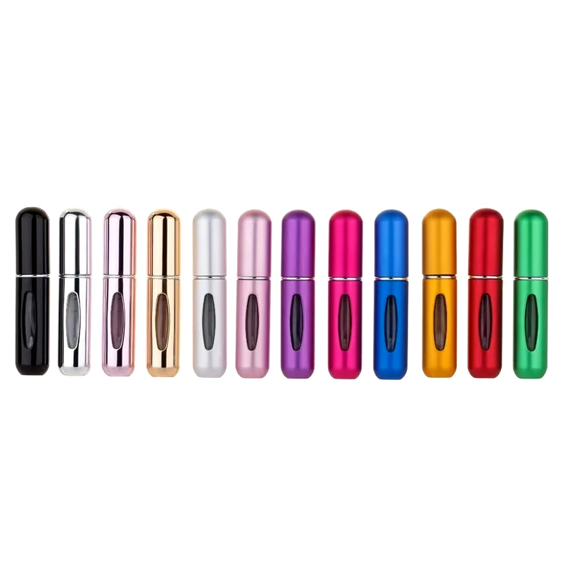 Travel-Friendly 5ml & 8ml Mini Refillable Perfume Bottles with Spray Pump - Perfect for On-the-Go Fragrance