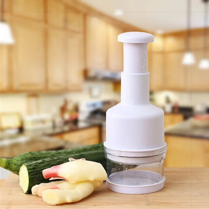 Revolutionize Your Cooking with the Ultimate Multi-Functional Manual Onion and Garlic Chopper - The Durable Kitchen Tool You Can't Live Without!